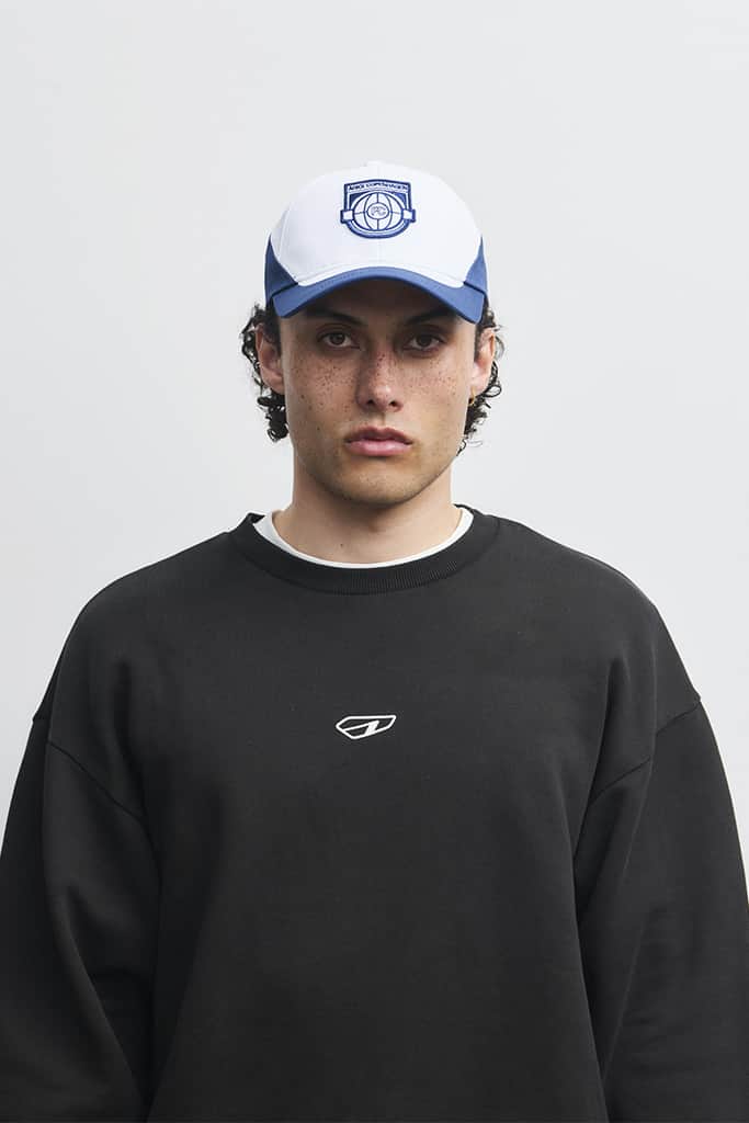 ARKK Accessories ARKK Football Cap | White Dark Blue Cap